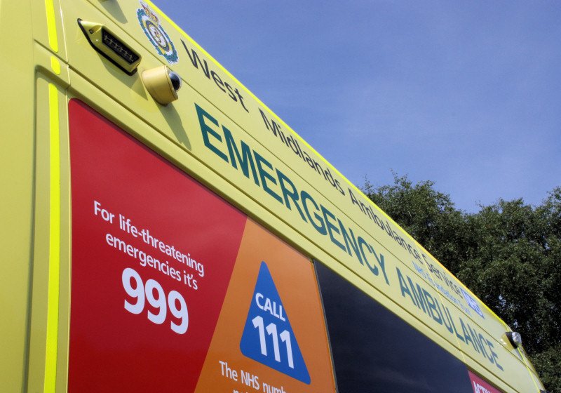 West Midlands Ambulance Service attended the incident. Photo: WMAS